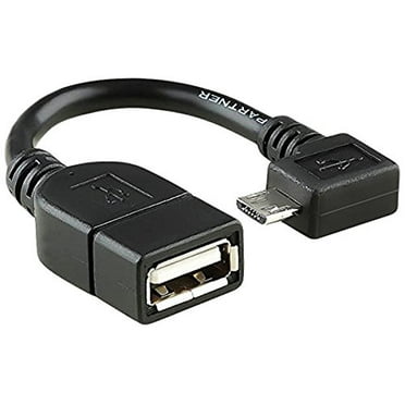 PRO OTG Cable Works for Alcatel OneTouch Fire E Right Angle Cable Connects You to Any Compatible USB Device with MicroUSB PRO OTG Cable Works for Alcatel OneTouch Fire E Right Angle Cable Connects You to Any Compatible USB Device with MicroUSB